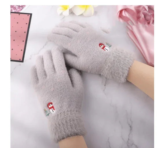 Winter Warm Touchscreen Gloves with Fleece Lining