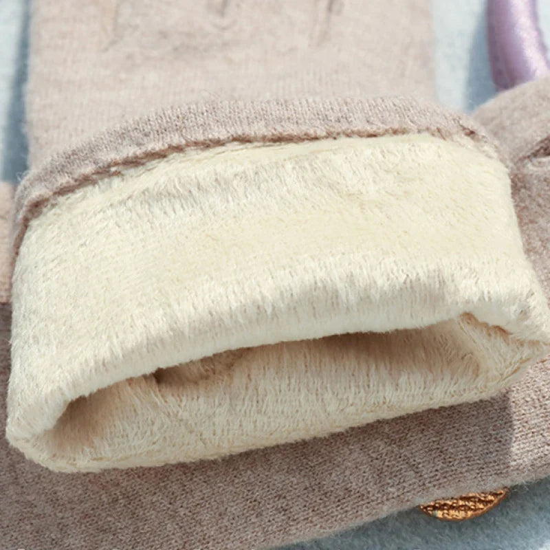 Erin Cashmere-Blend Touchscreen Gloves