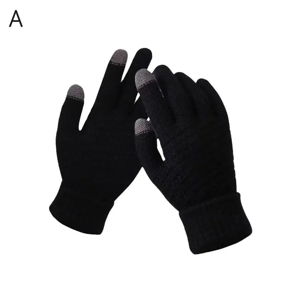 Women's Knitted Thicken Winter Hand Warmer Gloves – 4 Colors