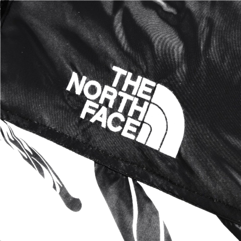 The North Face White/Black Puffer Jacket